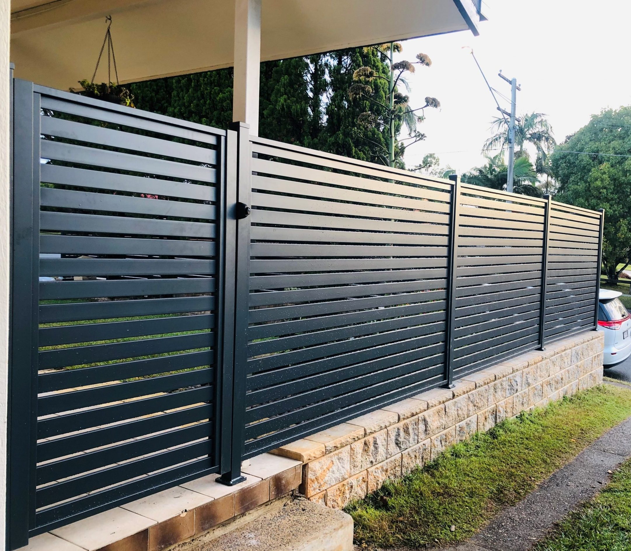 Aluminium Slat Fencing Panel 1800 X 2400 -Available In Colours $554 GST Online Fence Supplies centenariocat.upeu.edu.pe